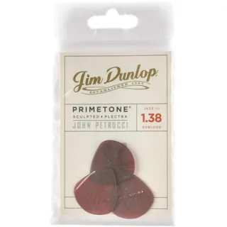 Jim Dunlop Plektrum John Petrucci Primetone Jazz III Rot 1,38mm 3 Stück