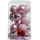 Trendline Christbaumkugeln 25 Kugeln Ø 6 cm Rosa Weihnachtskugeln Weihnachten