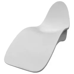 Sined Venere Chaiselongue Aus Fiberglas Anatomisch Geformt Für Maximalen Komfort Weiß