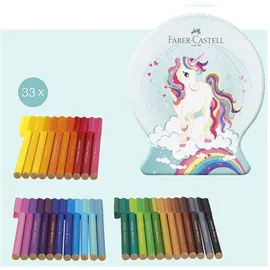 Faber-Castell Connector Einhorn Filzstifte farbsortiert, 33 St.