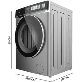 Cecotec Bolero DressCode 8970 Direct Drive Waschmaschine (8 kg, 1400 U/min) Steel