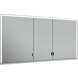 Keuco Royal Lumos Spiegelschrank 14316172303 1400 x 735 x 165 mm, silber-eloxiert, 3 lange Türen