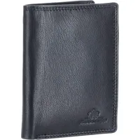 The Skandinavian Brand Herren Lederbörse Hoch Black