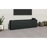 borchardt Möbel Lowboard BORCHARDT MÖBEL "San Diego" Sideboards schwarz (schwarz matt) Breite 200 cm