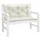vidaXL Gartenbankauflage 100 x 50 x 7 cm melange creme 2 St.