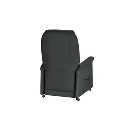 HIMOLLA Fernsehsessel Leder 69 x 105 x 82 cm Grau mit Relax-Funktion