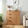 [en.casa] Varkaus 90 x 80 x 40 cm Eichenoptik / Braun