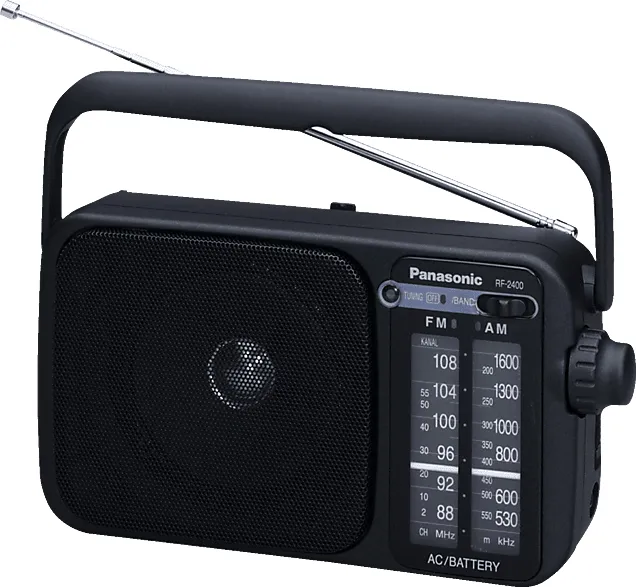 PANASONIC RF-2400 Radio, Analog Tuner, Schwarz