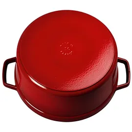 Staub Cocotte 30 cm rund kirschrot