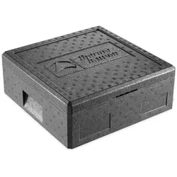 thermohauser EPP-Thermobox Pizza schwarz, mit Deckel, 12,5 L