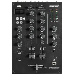 Omnitronic PM-222P 2-Kanal-DJ-Mixer mit Player
