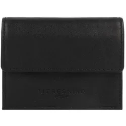 Liebeskind Geldbörse RFID Schutz Leder 10.5 cm  schwarz