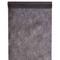 SANTEX Tischläufer schwarz, 30cm x 10m