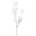 creativ home Tischvase CREATIV HOME "Vase mit Federzweigen", weiß (weiß, rot), H:27cm Ø:7,5cm, Keramik, Vasen, für die moderne Einrichtung
