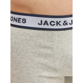 Jack & Jones PlusSize JACSOLID BOXER BRIEFS 3 PACK grau 4XL