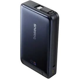 Baseus Nomos Qi2 10000mAh 45W s kabelem USB-C černá - Schwarz