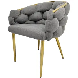 Hti-Living Esszimmerstuhl Alsen Gold / Grau
