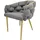Hti-Living Esszimmerstuhl Alsen Gold / Grau