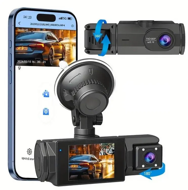 Videorekorder mit 3 Full‐HD‐Kameras VD8801