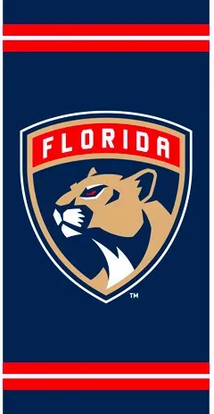 Handtuch Official Merchandise  NHL Florida Panthers - Blau,Rot