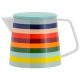 REMEMBER Teekanne Lorenzo 1200 ml Porzellan Bunt