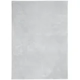 vidaXL Huarte Kurzflorteppich 160 x 230 cm Grau