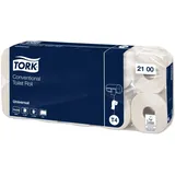 Tork Toilettenpapier Kleinrollen T4 Universal 2-lagig Tissue 6x10 Rollen à 250 B...