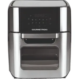 GOURMETmaxx Heißluftfritteuse Digital 12L Edelstahl/schwarz