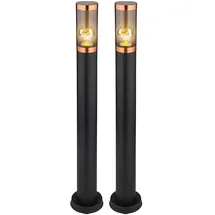 GLOBO Stehlampe 1x E27 schwarz