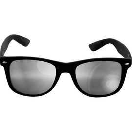 MSTRDS Sonnenbrille Für Damen und Herren mit verspiegelten Gläsern, black/silver