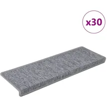 vidaXL Stufenmatte 65 x 21 cm Hellgrau