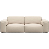 FLEXLUX 2,5-Sitzer »Lucera Sofa«, modern & anschmiegsam, Kaltschaum, Stahl-Wellenunterfederung weiß