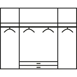 Rauch Memphis weiß 181x210x54cm (AD317.42D4)