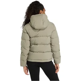 adidas Helionic Climawarm Daunenjacke mit Kapuze Silver Pebble L