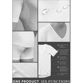 MEY Unterziehshirt "Dry Cotton Functional", Herren, Gr. 10, N-Gr, beige (natur), Single Jersey, Obermaterial: 57% Baumwolle, 38% Polyester, 5% Elasthan.