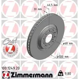 ZIMMERMANN Bremsscheibe Vorderachse Zimmermann 100.1249.20