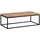 Wohnling Livetastic Couchtisch Braun Akazie 60 x 40 x 120 cm