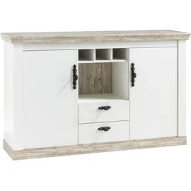 Home Affaire Florenz 168 x 104 x 44 cm Pinie Weiß