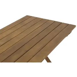 DEGAMO Bahia Gartentisch 90 x 60 x 73,5 cm Braun