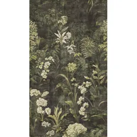 A.S. Création A.S. Creation Fototapete Natur Floral 1,59 m x 2,8 m Creme-Grün FSC®