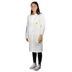 ESD-Arbeitsmantel AM-156, ESD, Größe XXL, weiß - weiss - XXL