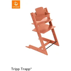 Stokke® TRIPP TRAPP® Bundle Treppenhochstuhl inkl. Babyset, braun