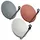 PremiumX PXA80 Satellitenschüssel 80cm Aluminium Hellgrau Satellitenantenne SAT Offset Spiegel