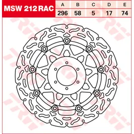 TRW Bremsscheibe MSW212RAC