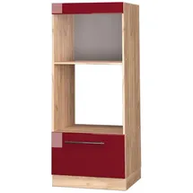 Vicco Geräteumbauschrank Fame-Line 60 x 58 x 153,6 cm Rot