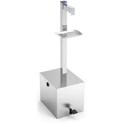 MOBINOX-Säule mit Pedalgelspender großer Kapazität