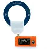 Taschenradio-Empfänger, SI4732 Radio 0,5-108 MHz, LSB, USB, AM, FM, Mini-Taschenradio mit Breitband-Schleifenantenne, ESP32-S3 (Orange)
