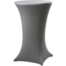 Trutzholm Stehtischhusse Stretch Grau Ø 80 cm