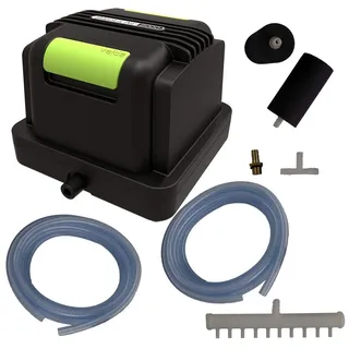 velda Teich Belüftungsset 60W Teichbelüfter Belüftungspumpe Sauerstoffpumpe