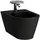 Laufen Kartell Wand-Bidet 1 Hahnloch, schwarz matt